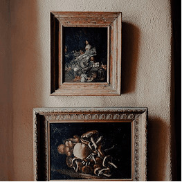 Floral Oil Painting in Gilt Frame